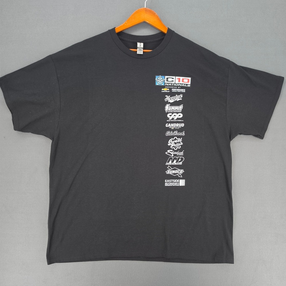Gildan C10 Nationals Nashville 2023 Chevy Truck Graphic T-Shirt Black 2XL